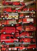 DINKY, CORGI, MAJORETTE, CONRAD & OTHER CONTINENTAL DIECAST & PLASTIC FIRE ENGINES & FIRE SERVICE