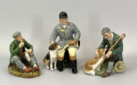 ROYAL DOULTON FIGURES (3) - 'The Huntsman' HN2492, 19cms tall, 'The Master' HN2325, 15cms tall