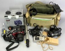 MODERN CAMERAS & EQUIPMENT - to include a Panasonic Lumix DMC-G3, boxed with charger and