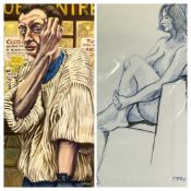 CARL F E HODGSON 1934-2016 a well-known and popular artist who resided in Colwyn Bay and a