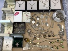 925 STERLING SILVER & OTHER GOOD QUALITY NECKLACES - an excellent collector's quantity, over 100