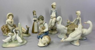LLADRO & NAO ASSORTMENT (10 items) - 23cms the tallest