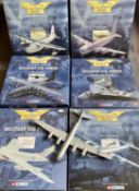 CORGI DIECAST AVIATION ARCHIVE PLANES (6) - three military including Boeing KC-97L tanker, Short S.