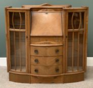 SIDE BY SIDE CABINET BUREAU - a good example, 120cms H, 124cms W, 37cms D