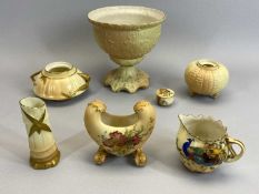 ROYAL WORCESTER LOCKE & COMPANY ASSORTMENT - 7 pieces, 15cms tall the largest
