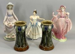 ROYAL DOULTON FIGURINE, HN 3645, 20cms tall, Coalport Rosalie similar height figure, Lladro figure