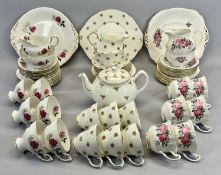 DUCHESS, PARAGON and other floral decorated Staffordshire teaware, 50 plus pieces