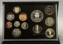 ROYAL MINT 2009 UK PROOF COIN SET - with rare Kew Gardens 50p, the twelve coin set in original