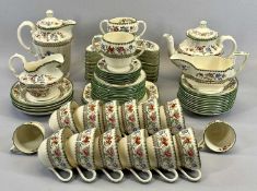 COPELAND SPODE CHINESE ROSE TEA & OTHER TABLEWARE - 64 pieces to include tea and coffee pots