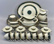 ROYAL DOULTON CARLISLE 85018 DINNER & TEAWARE - approximately 67 pieces