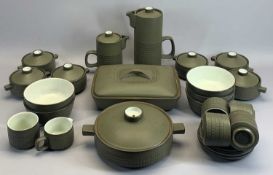 DENBY MID-CENTURY TYPE TABLE WARE - approximately 26 pieces
