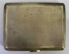 CHESTER SILVER GENTLEMAN'S CIGARETTE CASE - 1931, Maker E J Trevitt & Sons, 8.5 x 11cms with