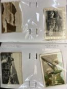 VINTAGE & LATER POSTCARD COLLECTION - over 1500 with approximately 500 being Welsh castles and views