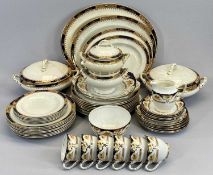 STAFFORDSHIRE SHORE & COGGINS SUPERIOR BELL CHINA TEAWARE, approximately 19 pieces and a quantity of
