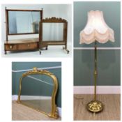ASSORTED FURNISHINGS, including TWO MAHOGANY DRESSING TABLE MIRRORS, comprising a George III
