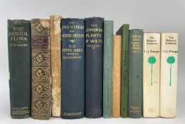 GROUP OF BRITISH ISLES REGIONAL BOTANICAL BOOKS eg. 'The Coast Scenery of North Devon', 'The Bristol