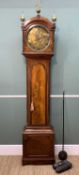 EARLY 19TH CENTURY MAHOGANY 8-DAY LONGCASE CLOCK, George Lefever, Wisbeach, 12-in brass dial with
