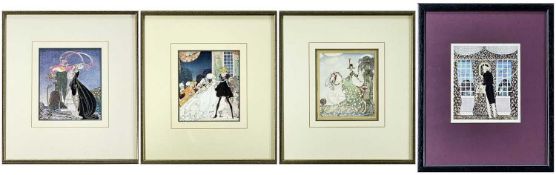 ‡ KAY NIELSEN (1886-1957) set of three original colour plates and one other - illustrations from the