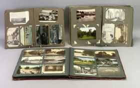 VINTAGE POSTCARDS - approximately 400 contained within three albums including views of the UK,