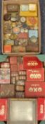 VINTAGE ADVERTISING TINS - a good mixed quantity with brand names for Oxo Cubes including an Oxo Zoo