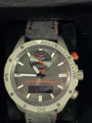 VOSTOK BENEDIKTAS VANAGAS WRISTWATCH - bronze body, with leather strap, in original box