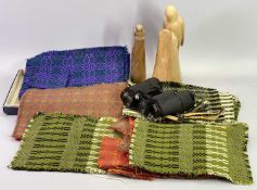 MIXED COLLECTABLES GROUP - to include Welsh wool placemats and coasters in various colours and