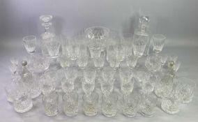 CUT & OTHER GLASSWARE - to include two glass decanters with stoppers, Edinburgh crystal, Royal