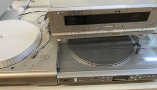 HIFI & AUDIO EQUIPMENT - ION ITTUSB turntable, LP2 Flash turntable and a tape to PC tape deck