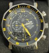 VOSTOK LUNOKHOD WRISTWATCH - with leather strap and extra strap, in original hard plastic case