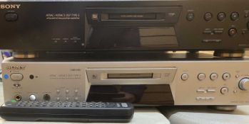 HIFI & AUDIO EQUIPMENT - Sony separates to include mini disc deck MDS-JE780 and mini disc deck MDS-