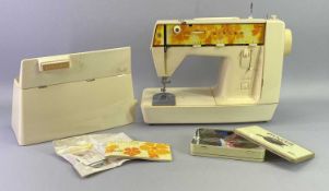 VINTAGE SINGER STARLET ELECTRIC SEWING MACHINE - with instruction book (no power cable)