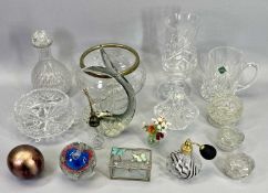 EDINBURGH CRYSTAL & OTHER CUT, MOULDED & DECORATIVE GLASSWARE - to include a Caithness scent