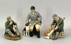 ROYAL DOULTON FIGURES (3) - 'The Huntsman' HN2492, 19cms tall, 'The Master' HN2325, 15cms tall