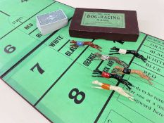 VINTAGE BOARD GAME 'THE NEW DOG-RACING GAME' Cardora Series, British made, patent 27151, complete