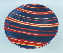 BOXED POOLE POTTERY 'DECADENCE' PLAQUE of circular form, 40cms diam