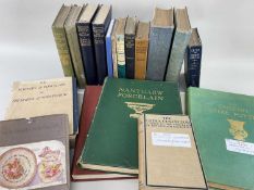 OLD REFERENCE BOOKS FOR PORCELAIN INCLUDING WELSH eg W D John' s albums for Swansea, Nantgarw and '