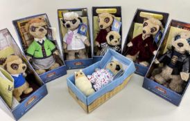 COMPARE THE MEERKAT YAKOV'S TOY SHOP COLLECTORS FIGURES including Sergei, Bogdan, Oleg ETC (8)