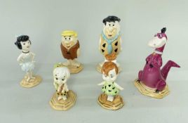 COLLECTION OF SIX BOXED BESWICK FLINTSTONES FIGURES, including 'Betty Rubble', 'Barney Rubble', '