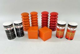 ASSORTED CARLTONWARE NOVELTY CRUETS, including Policeman pair, Beefeater pair, cube pair and 2 pairs