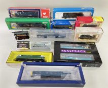 ASSORTED 00/HO AND N GAUGE LOCOS, including Mehano Santa Fe diesel electric, Realtrack class 143