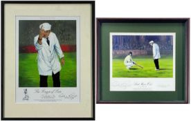 JACK RUSSELL (British, b. 1963, former English cricketer) limited edition (147/250) coloured print -