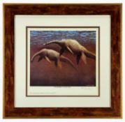 SIR PETER SCOTT CH, CBE, DSC & Bar (British, 1909-1989) limited edition (91/500) coloured print -