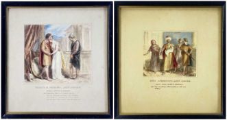 JOHN MASSEY WRIGHT O.W.S. (British, 1777-1866) watercolours - Troilus and Cressida. Act IV. Scene