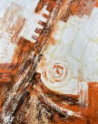 STEPHEN KAYE (American, late 20th Century) oil on canvas - abstract, signed, 127 x 101cmsComments: