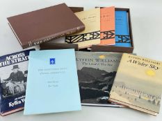 BOOKS INCLUDING THREE BY SIR KYFFIN WILLIAMS comprising 'A Wider Sky', 'Across the Straits' and 'The