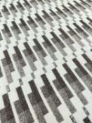 HOLYTEX WELSH JACOB SHEEP WOOLLEN BLANKET bearing labels, in cream ground with repeat decoration