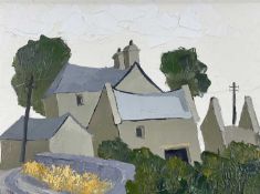 ‡ WYNNE JENKINS oil on canvas - entitled verso 'Fferm Llanddyfnan Sir Fon', signedDimensions: 30 x