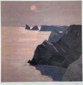 ‡ SIR KYFFIN WILLIAMS RA Curwen Studios limited edition (130/150) colour print - entitled 'Gower',