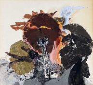 ‡ GLYN MORGAN mixed media on board - entitled verso 'Marsyas; Variation VII, 1977', signed and dated