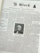 BOUND VOLUMES OF Y GLOCH A’R AMSERAU EGLWYSIG Newddiadur Annibynol at Wasanaeth yr Eglwys yn Nghymru